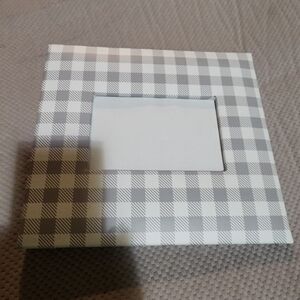Target Gray Plaid Photo Frame